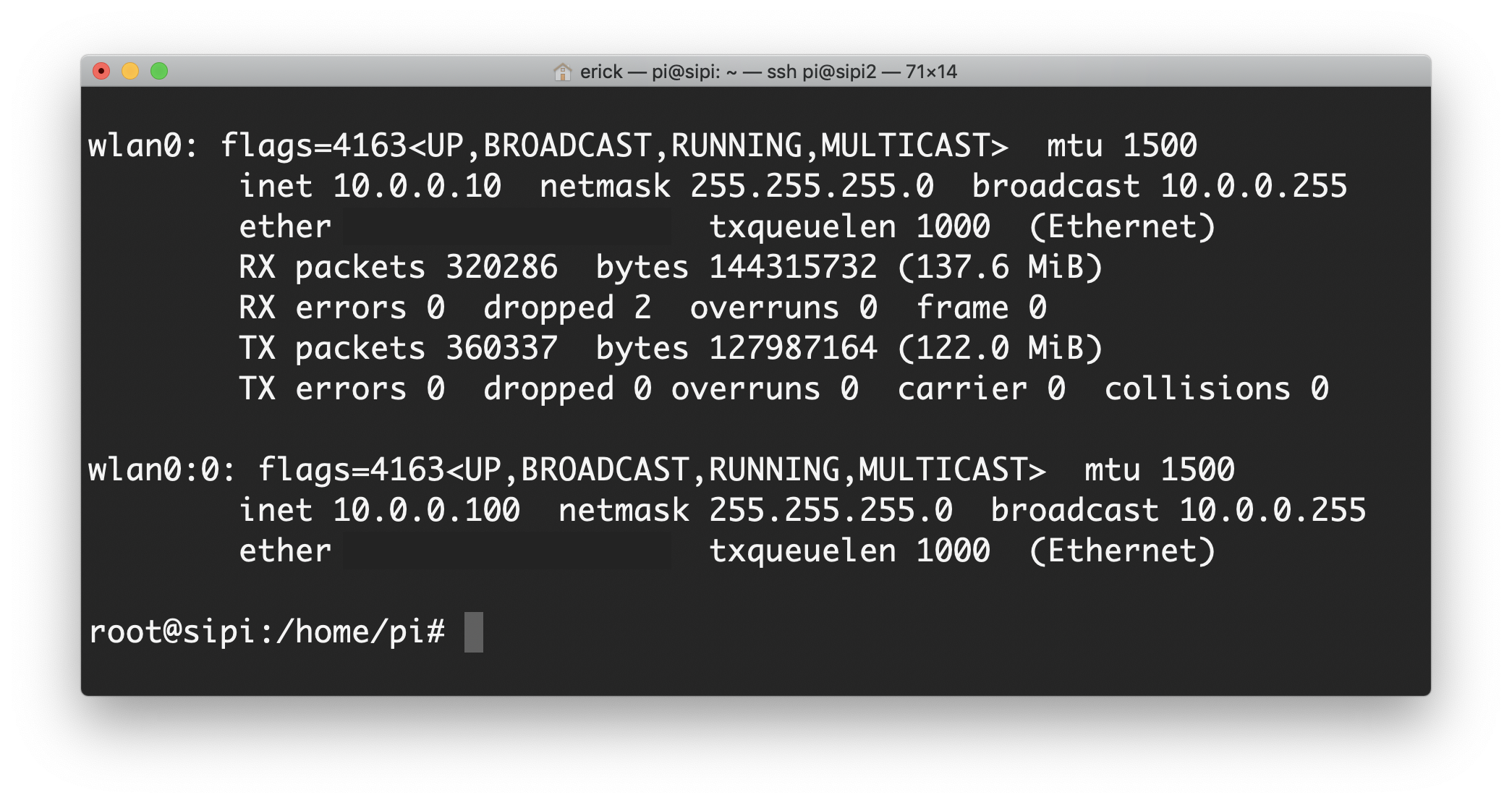 IP addresses